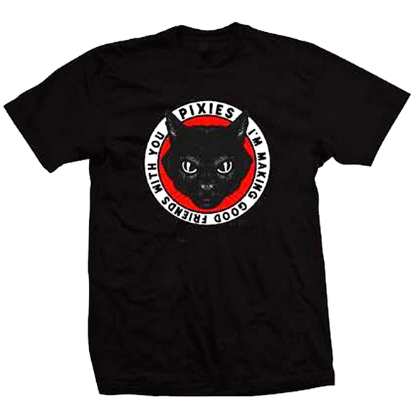 T-shirt Pixies Tame Officiel - Noir, Taille S à 2XL | Neuf Avec étiquettes | Coton Jersey